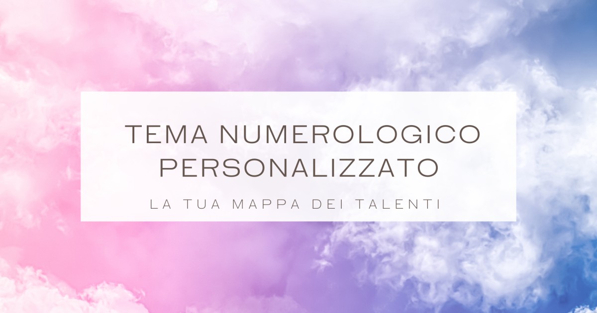 Tema Numerologico Personale